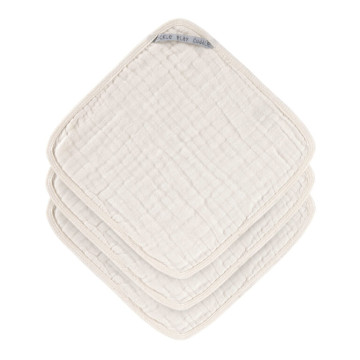 Muslin Washcloth Set 3 pcs 2023 milky