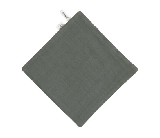 Muslin/Terry Washcloth Set 3 pcs petrol green