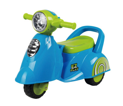 Dětské odrážedlo motorka se zvukem Baby Mix Scooter modré