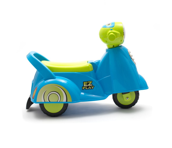 Dětské odrážedlo motorka se zvukem Baby Mix Scooter modré