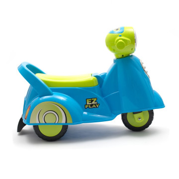 Dětské odrážedlo motorka se zvukem Baby Mix Scooter modré