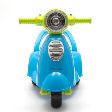 Dětské odrážedlo motorka se zvukem Baby Mix Scooter modré