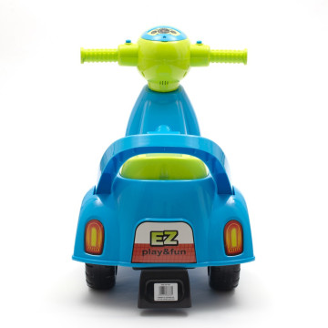 Dětské odrážedlo motorka se zvukem Baby Mix Scooter modré