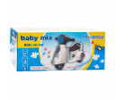 Dětské odrážedlo motorka se zvukem Baby Mix Scooter modré