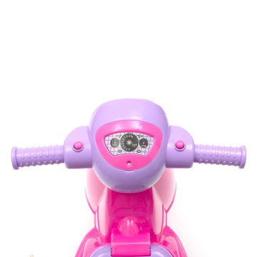 Dětské odrážedlo motorka se zvukem Baby Mix Scooter růžové