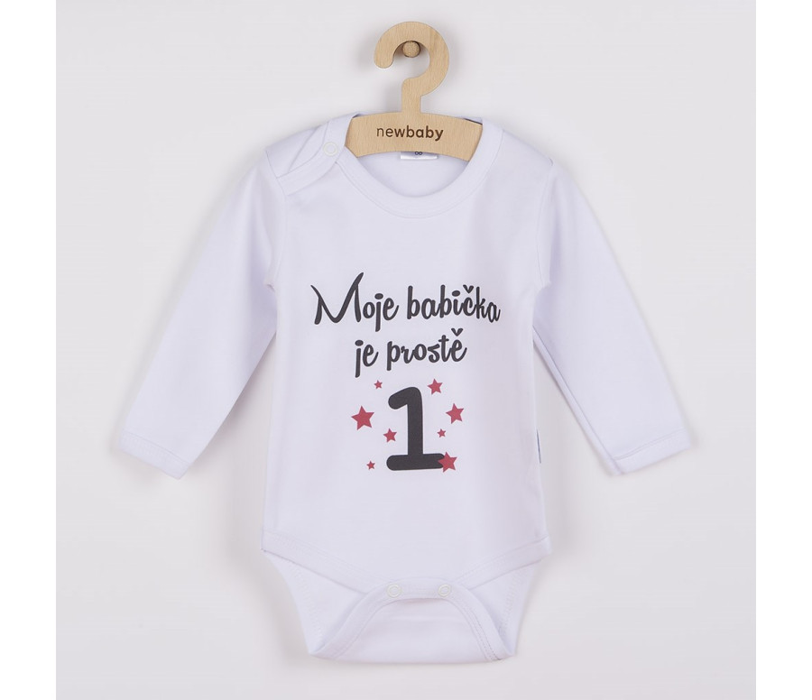 Body s potiskem New Baby Moje babička je prostě jednička