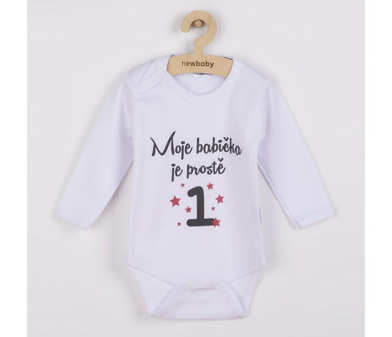 Body s potiskem New Baby Moje babička je prostě jednička