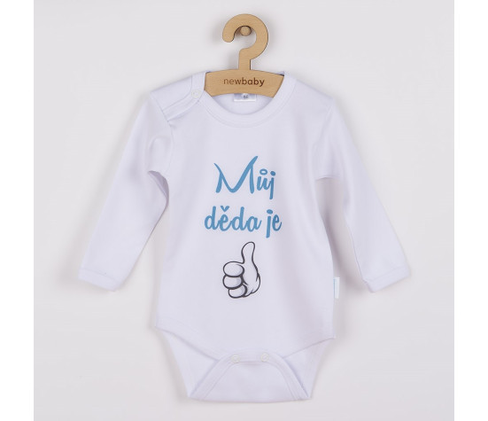 Body s potiskem New Baby Můj děda je jednička