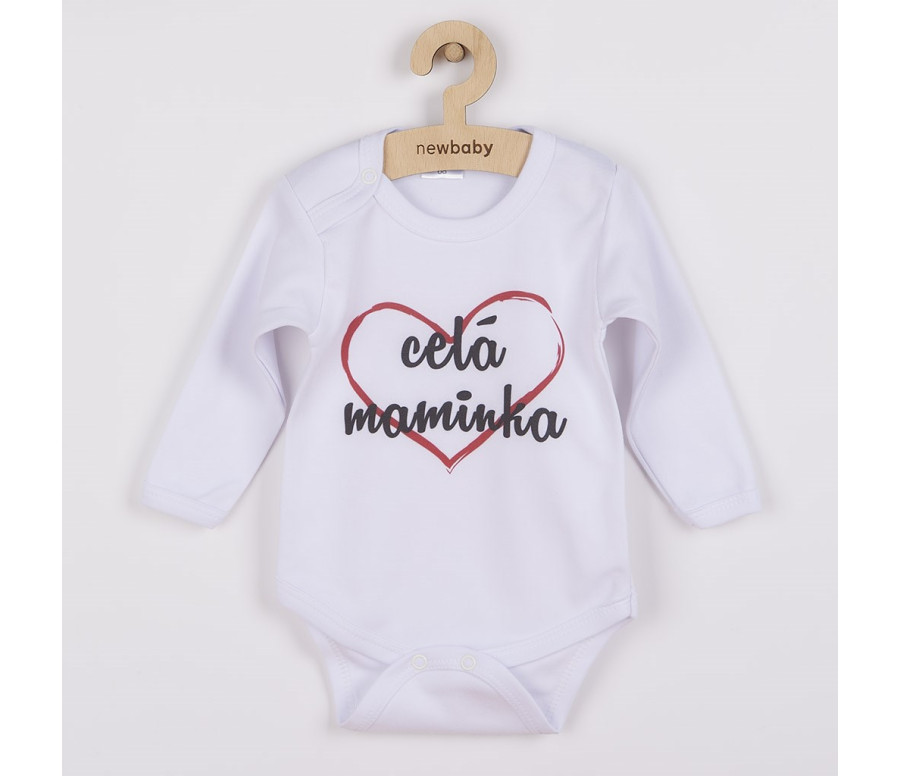 Body s potiskem New Baby celá maminka