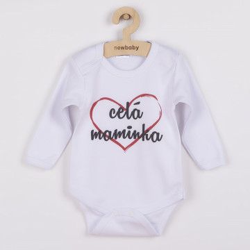 Body s potiskem New Baby celá maminka