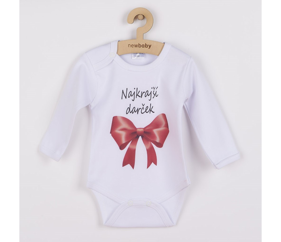 Body s potiskem New Baby Najkrajší darček