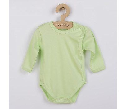 Kojenecké body celorozepínací New Baby Classic zelené