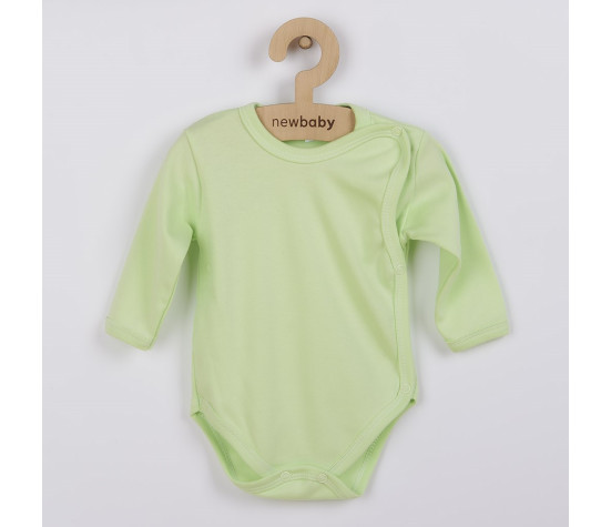 Kojenecké body celorozepínací New Baby Classic zelené