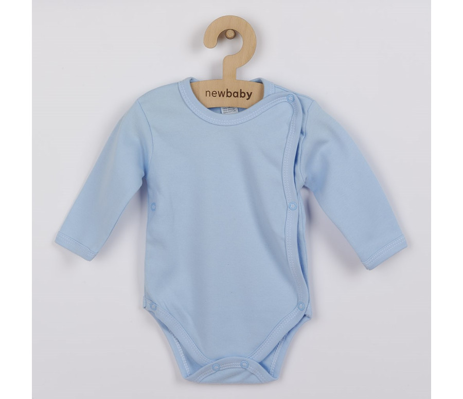 Kojenecké body celorozepínací New Baby Classic modré