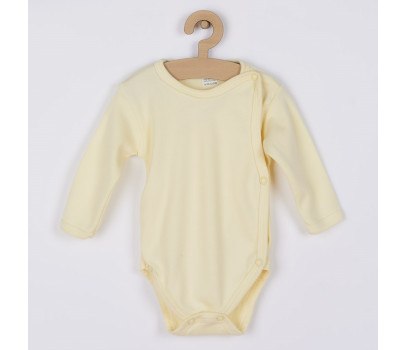 Kojenecké body celorozepínací New Baby Classic žluté