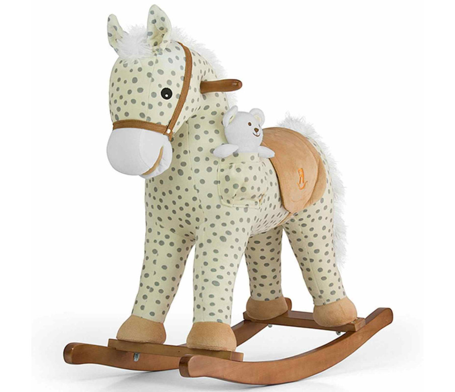 Houpací koník s melodií Milly Mally Pony Gray Dot, Béžová