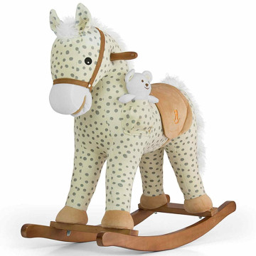 Houpací koník s melodií Milly Mally Pony Gray Dot, Béžová