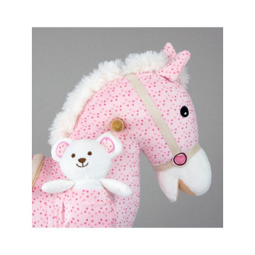 Houpací koník s melodií Milly Mally Pony Gray Dot, Béžová