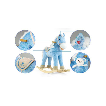 Houpací koník s melodií Milly Mally Pony Gray Dot, Béžová