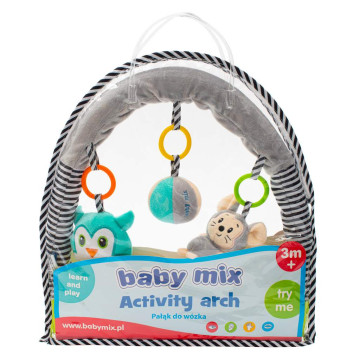 Hračka na kočárek Baby Mix myška, sova