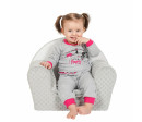 Dětské křeslo z Minky New Baby Liška mátové, Zelená