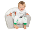 Dětské křeslo z Minky New Baby Liška mátové, Zelená
