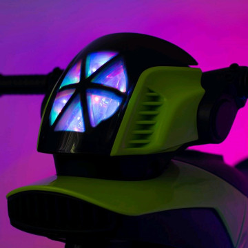 Dětská elektrická motorka Baby Mix POLICE modrá