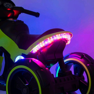 Dětská elektrická motorka Baby Mix POLICE modrá