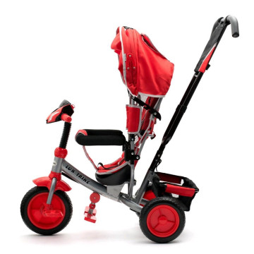 Dětská tříkolka s LED světly Baby Mix Lux Trike šedá