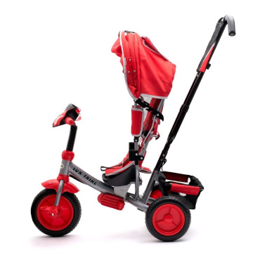 Dětská tříkolka s LED světly Baby Mix Lux Trike šedá