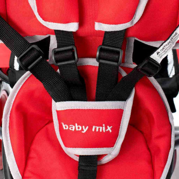 Dětská tříkolka s LED světly Baby Mix Lux Trike šedá