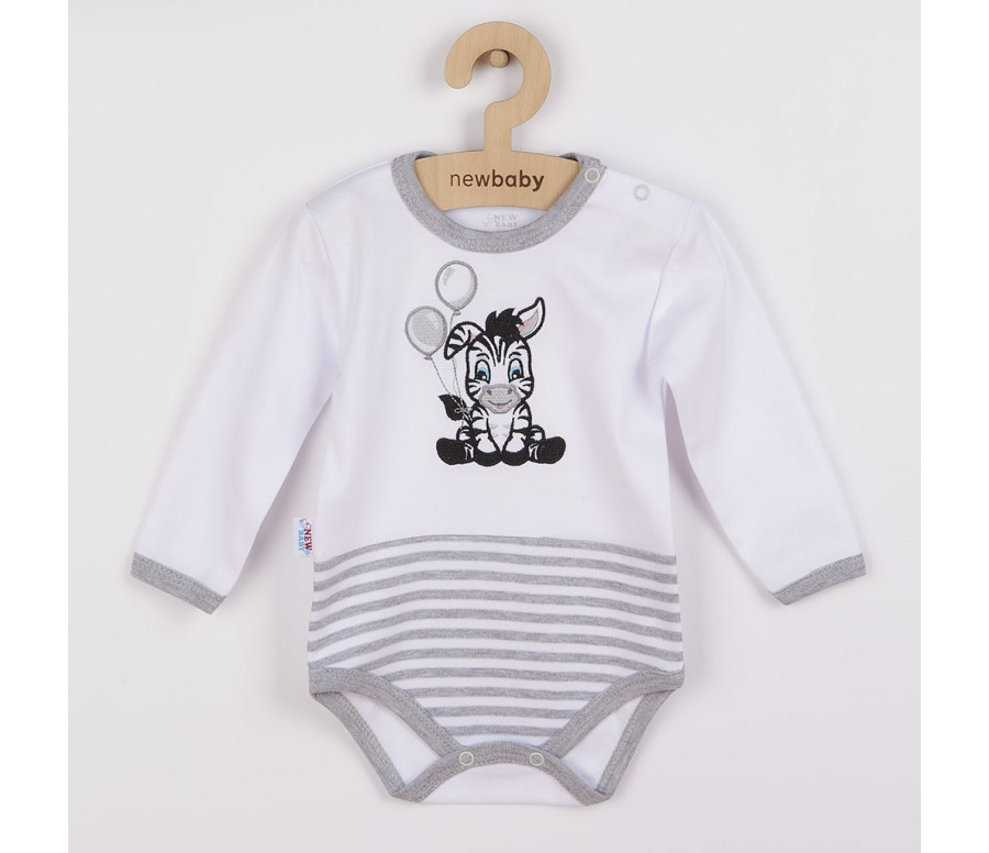 Kojenecké bavlněné body New Baby Zebra exclusive