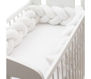 Ochranný mantinel do postýlky cop New Baby Minka a Puntík šedý, Multicolor