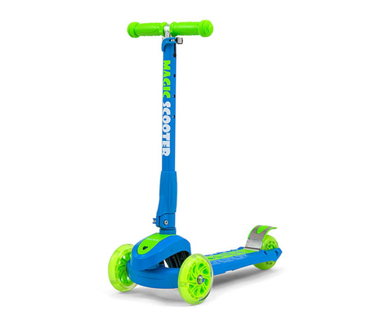 Dětská koloběžka Milly Mally Magic Scooter blue-green