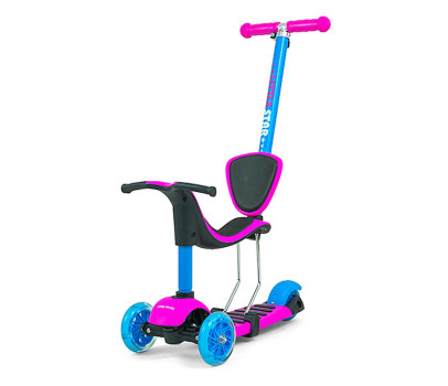 Dětská koloběžka Milly Mally Little Star pink-blue