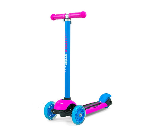 Dětská koloběžka Milly Mally Little Star pink-blue