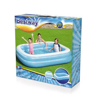 Dětský nafukovací bazén Bestway rodinný 262x175x51 cm modrý