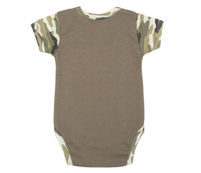 Kojenecké body s krátkým rukávem New Baby Army girl