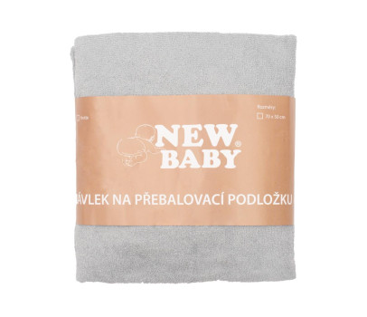 Návlek na přebalovací podložku New Baby 50x70 šedý