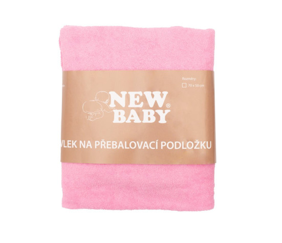 Návlek na přebalovací podložku New Baby 50x70 růžový