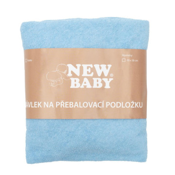 Návlek na přebalovací podložku New Baby 50x70 modrý