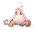 Edukační hračka Baby Ono pyramida Tiny Yoga pink