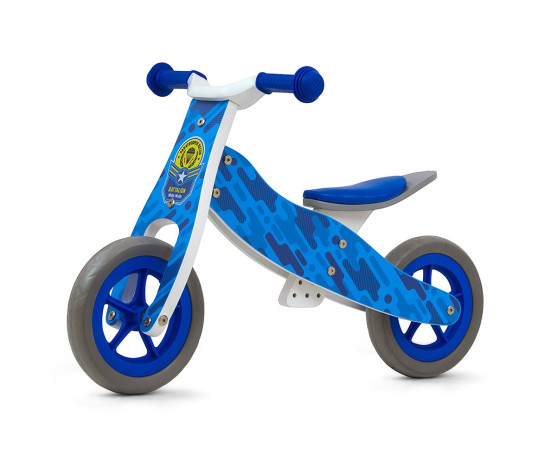 Dětské multifunkční odrážedlo 2v1 Milly Mally Cool Blue Army