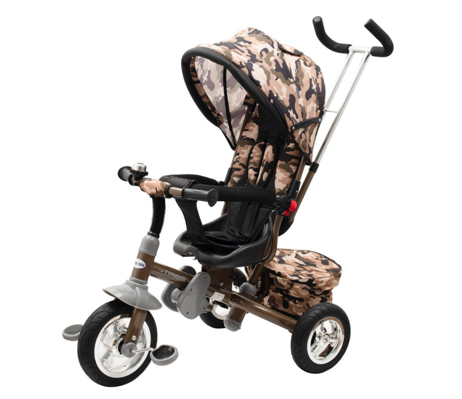 Dětská tříkolka Baby Mix 3v1 TYPHOON 360° army Dětská tříkolka Baby Mix 3v1 TYPHOON 360° army