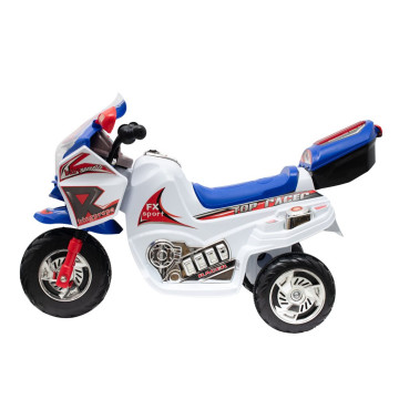 Dětská elektrická motorka Baby Mix RACER bílá