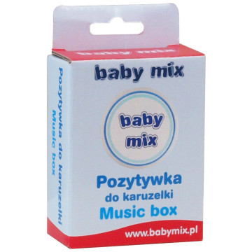 Hrací strojek do kolotoče nad postýlku Baby Mix