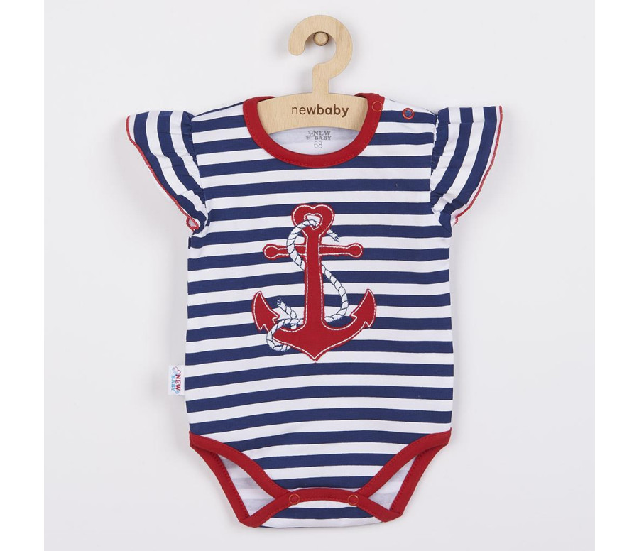 Holčičí body s krátkým rukávem New Baby Marine