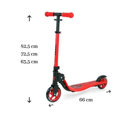 Dětská koloběžka Milly Mally Scooter Smart červená