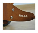 Dětské multifunkční odrážedlo kolo 2v1 Milly Mally JAKE Dark Natural, Přírodní
