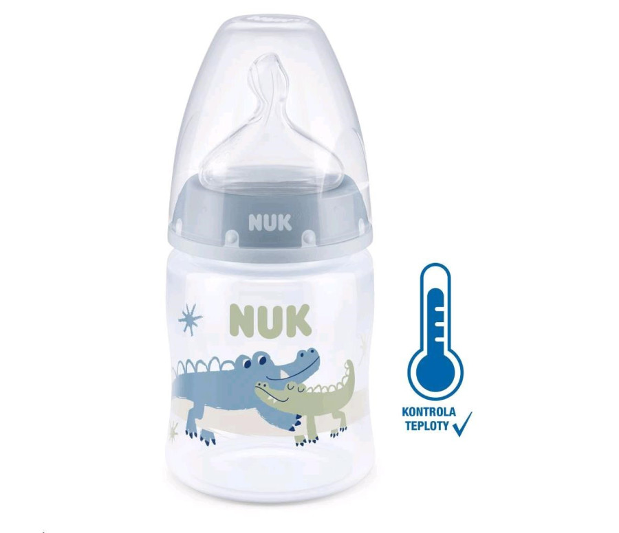 Kojenecká láhev NUK First Choice Temperature Control 150 ml blue